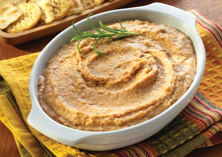 Baked Pinto Bean and Rosemary Spread