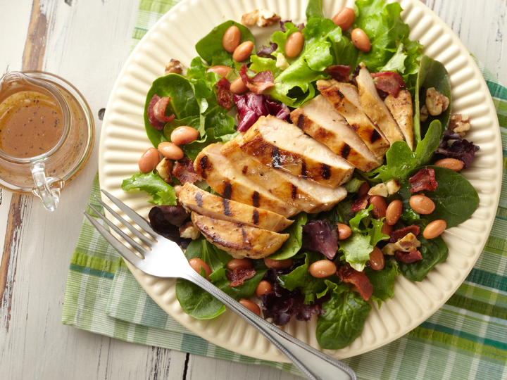 Grilled Chicken And Bean Salad