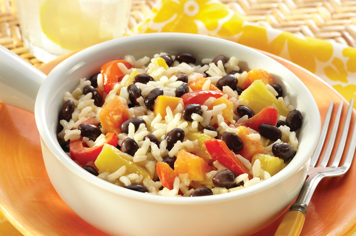 Coconut Caribbean Beans and Rice