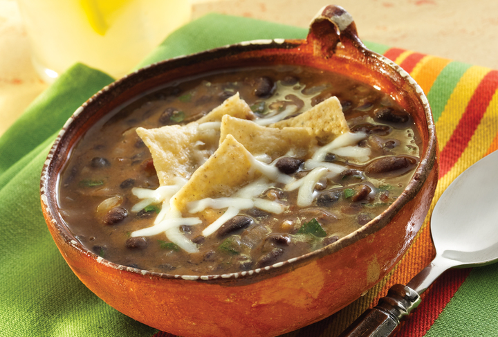 Simple Salsa-Black Bean Soup