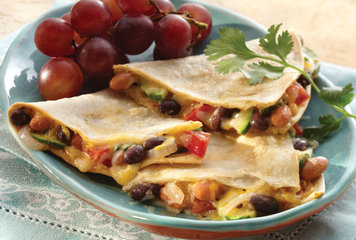 Veggie & Bean Quesadillas