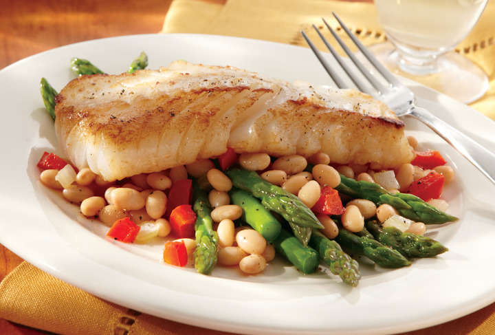 White Beans with Asparagus