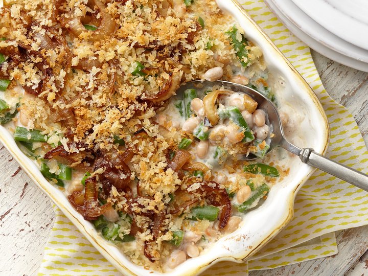 White and Green Bean Casserole