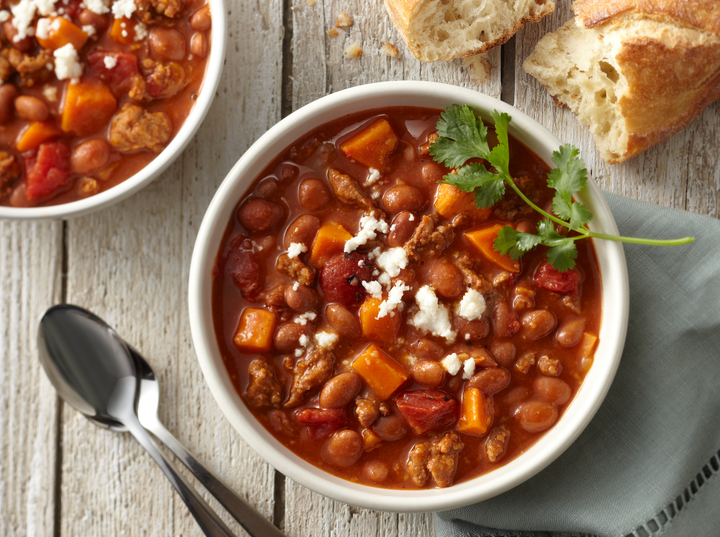 Sweet Potato and Chorizo Chili