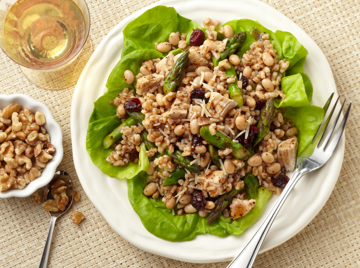 White Beans and Asparagus Salad