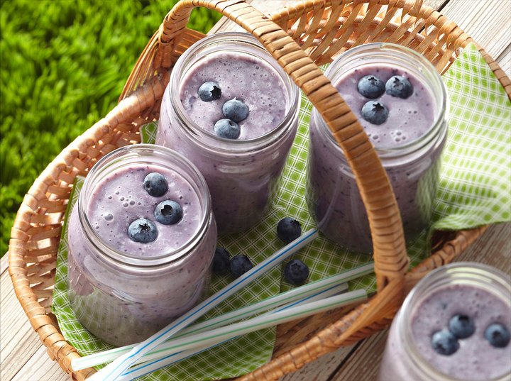 Blueberry Banana Smoothies