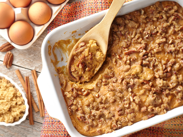 Sweet Potato White Bean Casserole