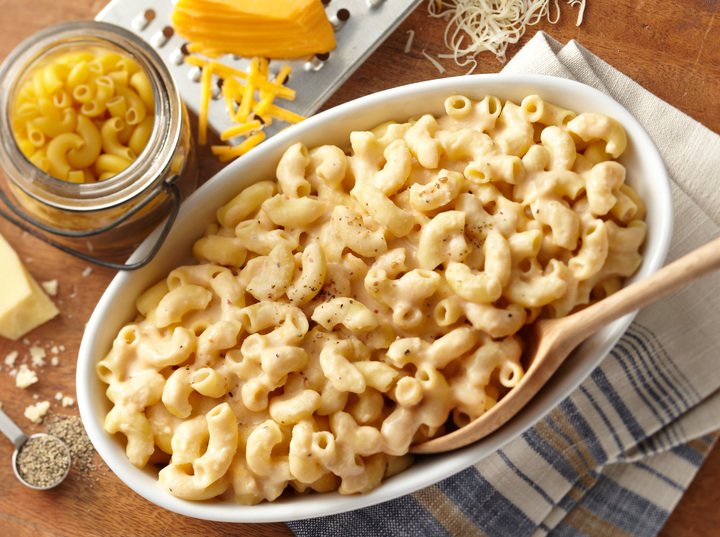 Cheesy Macaroni and White Beans