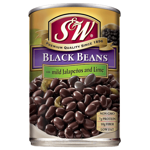 S&W® Jalapeño Black Beans with Lime Juice