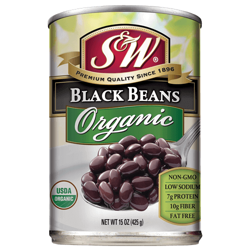 S&W® Organic Black Beans